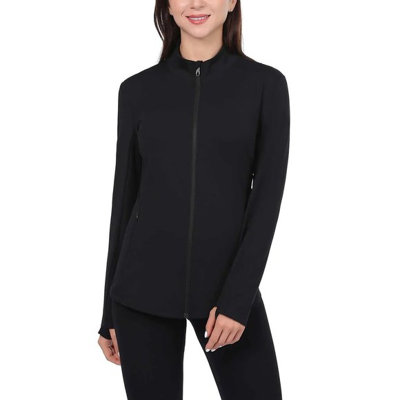 Spyder Jackets & Coats New Spyder Full Zip Yoga Jacket Black Poshmark